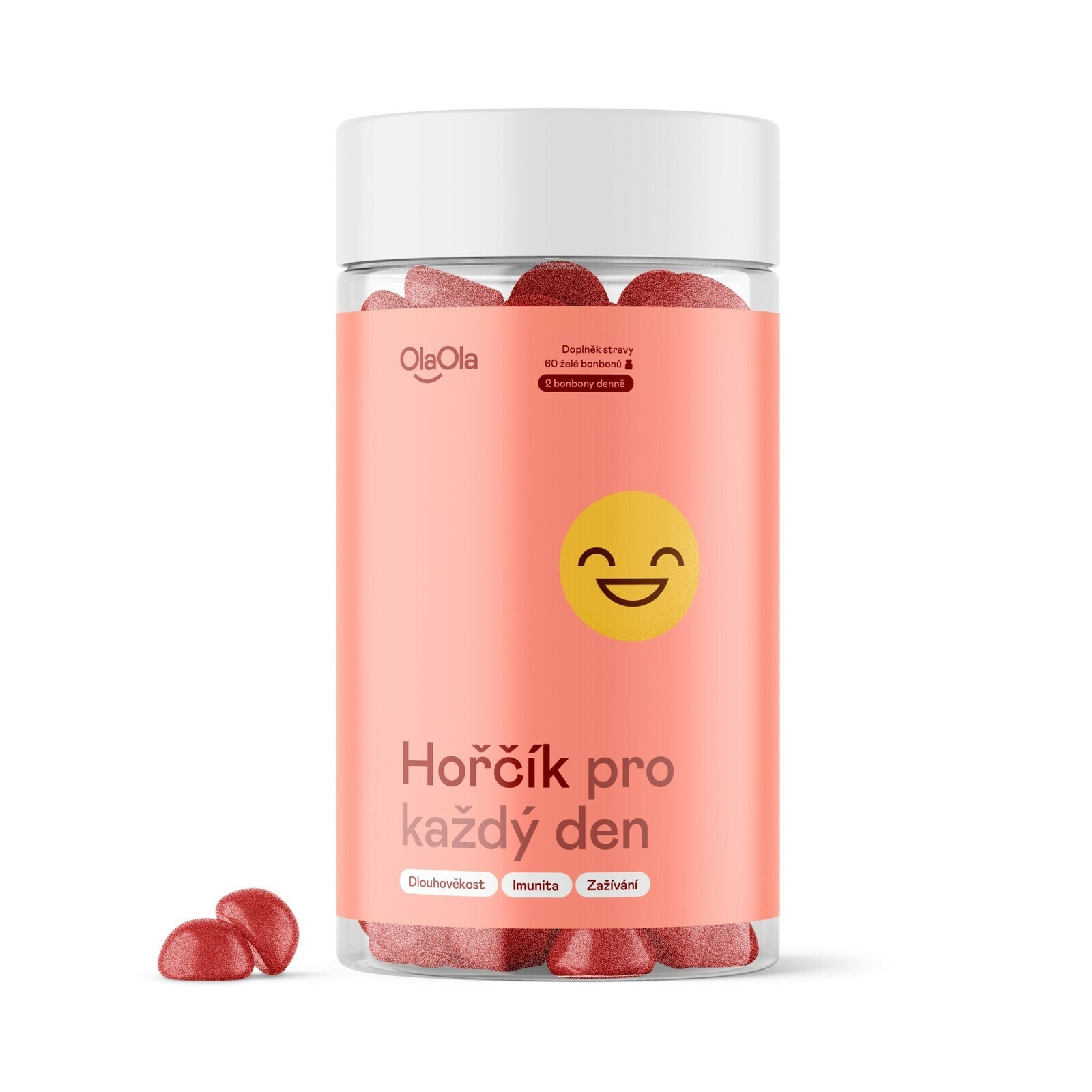 OlaOla Želé horčík pre každý deň 60 cukríkov