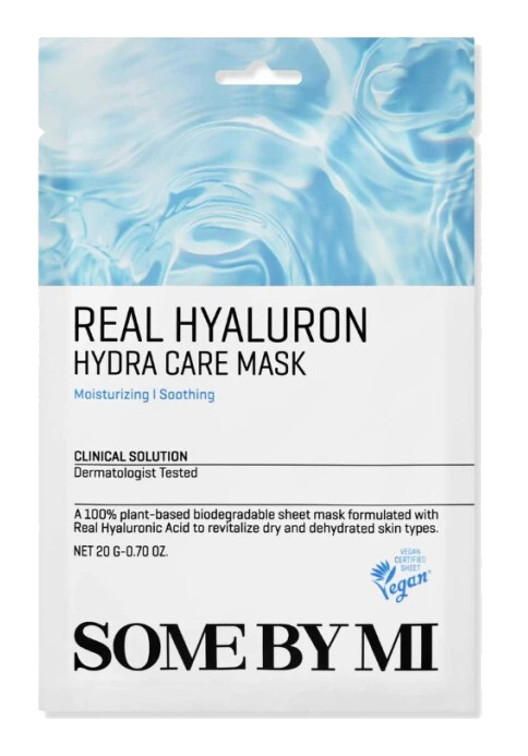 Some By Mi Súprava vysoko hydratačných pleťových masiek Real Hyaluron (Hydra Care Mask) 20 x 20 g