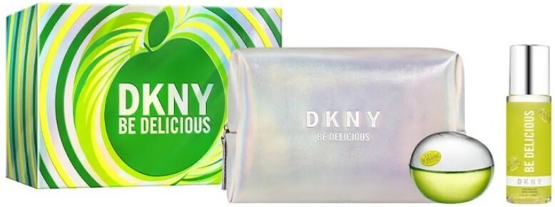 DKNY Be Delicious - EDP 100 ml + telová hmla 125 ml + kozmetická taška