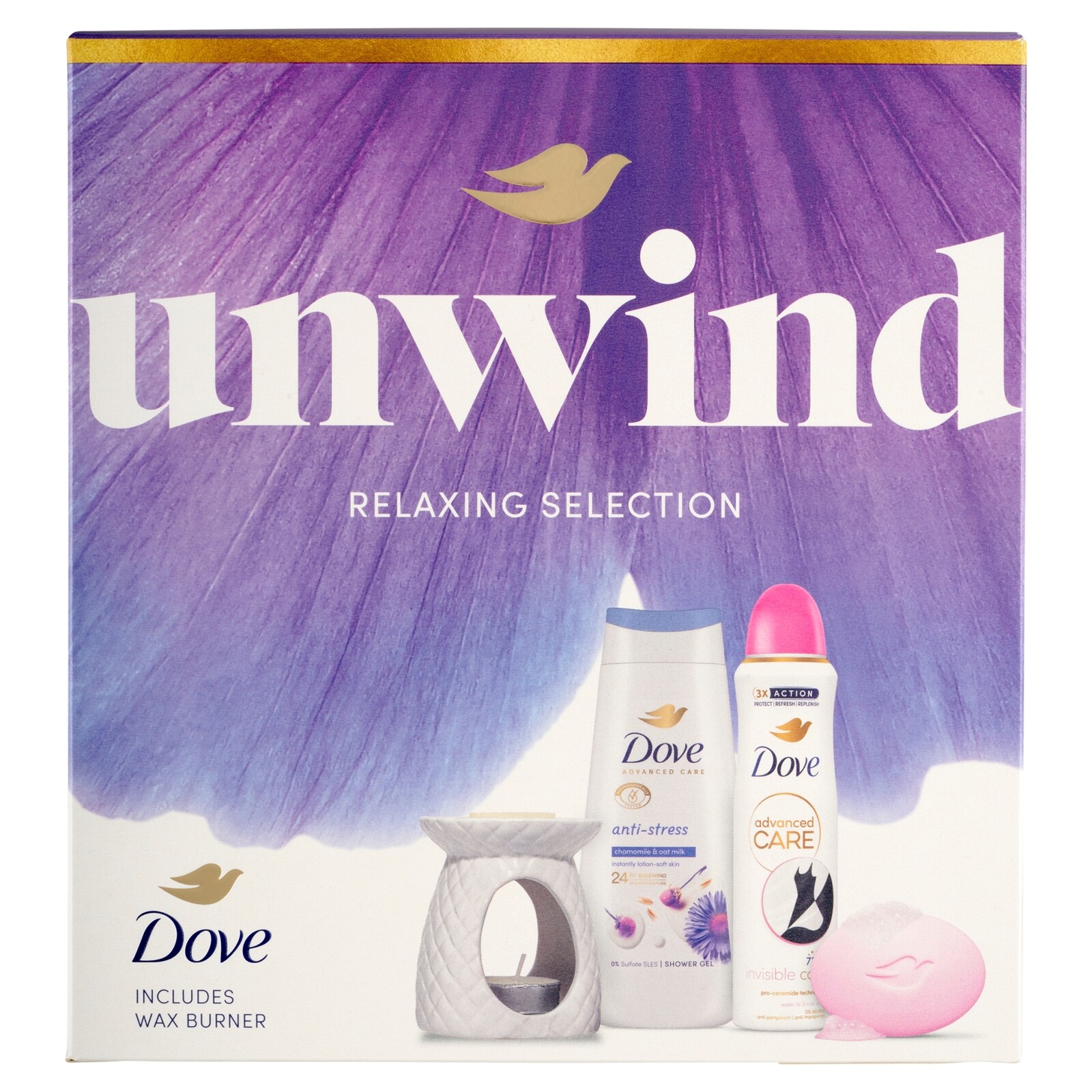 Dove Darčeková sada starostlivosti o telo Unwind