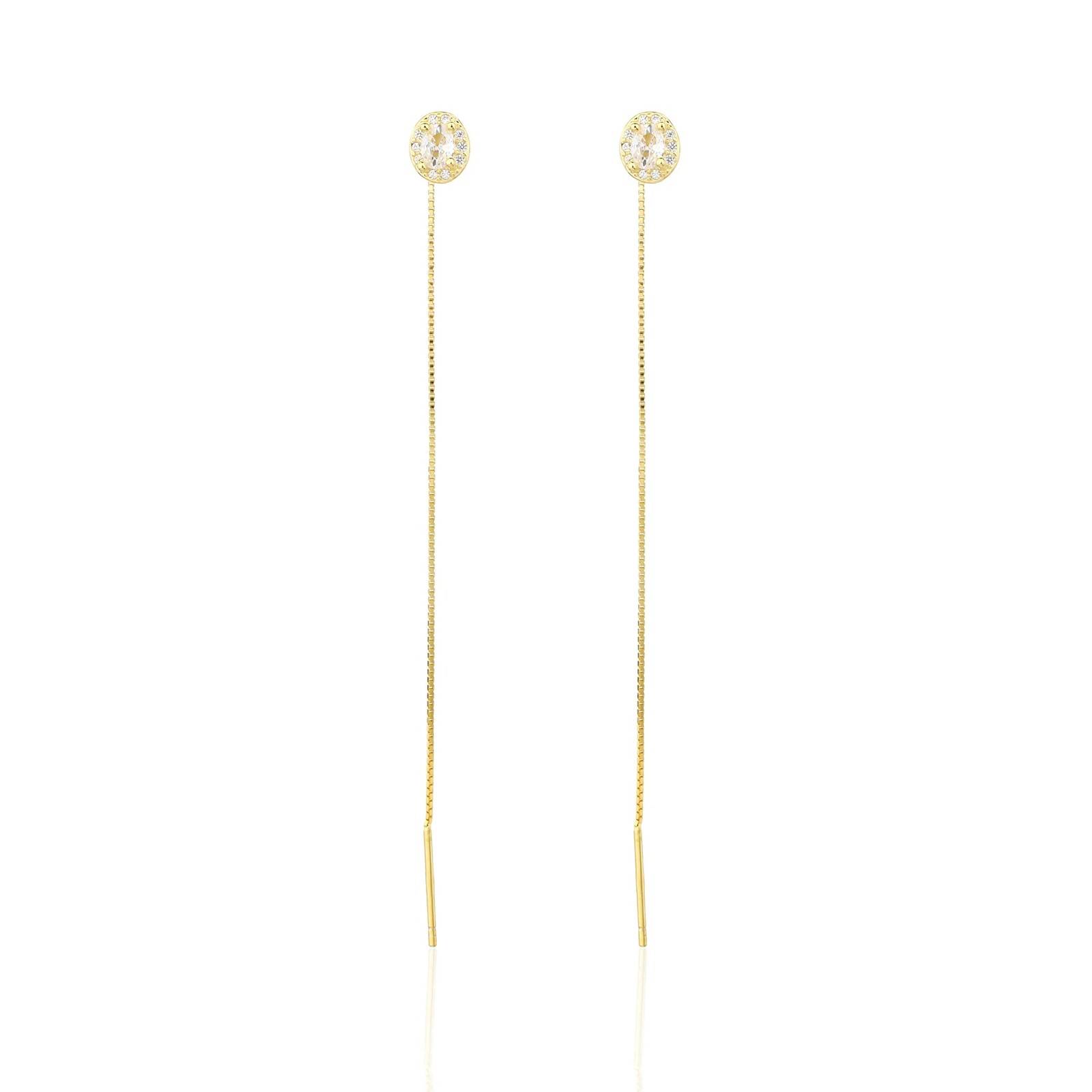 JVD Prevliekacie pozlátené náušnice SVLE3361XJ6GO00