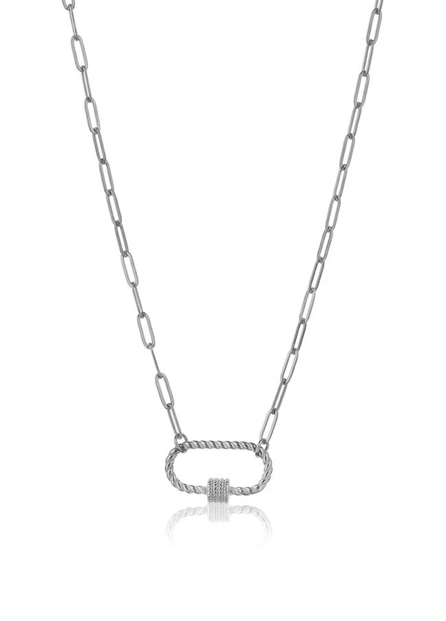 Marc Malone Originálny oceľový náhrdelník Hailey Silver Necklace MCN23016S