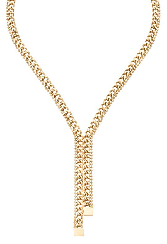 Liu Jo Výrazný pozlátený náhrdelník pre ženy LJ2989