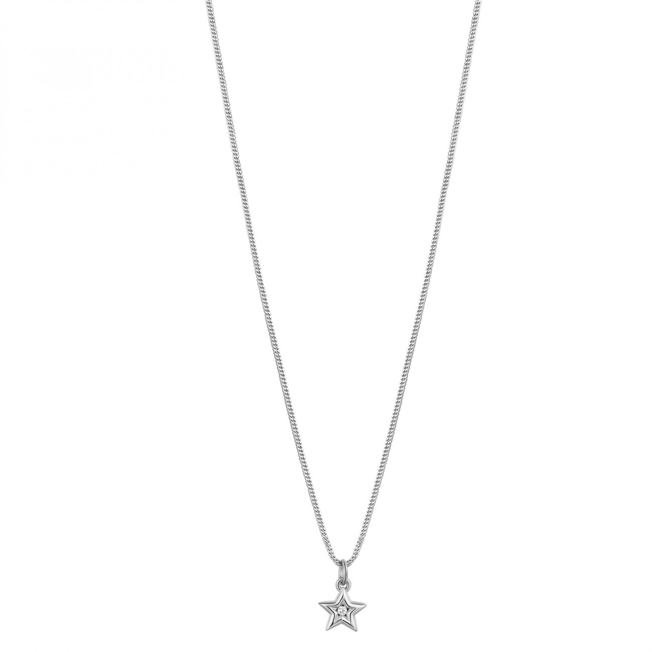 Rosato Nežný strieborný náhrdelník Hviezda Allegra RZAL037 (retiazka, prívesok)
