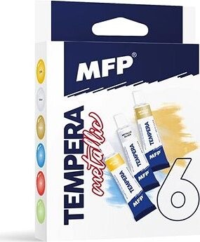 MFP Metallic 12 ml súprava 6 farieb