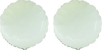 FLEXMETAL Balón fóliový – okrúhly, biely, 45 cm, 2 ks