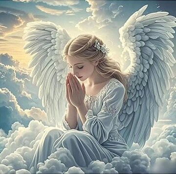 Norimpex Modliaci sa anjel 30 × 40 cm