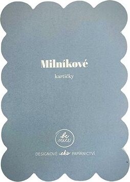 Be Nice EKO Míľnikové kartičky pre bábätká modré