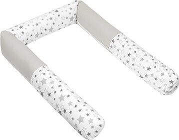 Bellatex valec do postele 323/902, hviezdy sivobiele, 16 × 280 cm