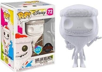 Funko Pop! The Nightmare Before Christmas Santa Jack Skellington (DIY) 72