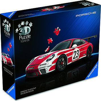 Ravensburger 120080381 Iconics: Porsche 911 GT3 Cup Salzburg dizajn