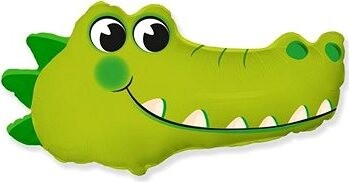 Balón fóliový krokodíl – safari – 60 cm