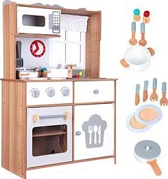 Derrson Maddie veľká drevená kuchynka s oknom