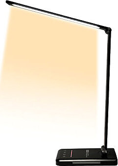 LuDream Focus Black LED stolná lampa bez modrej zložky