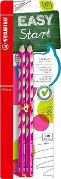 Stabilo EASYgraph R HB, ružová, 2 ks, Blister