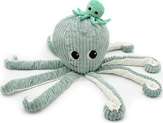 Les Déglingos Plyšová chobotnica, mama s bábätkom, mätová