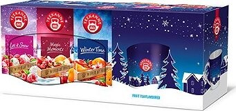 Teekanne Let it snow kolekcia 3 × 20 sáčkov + hrnček