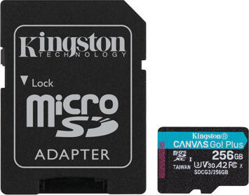 Kingston microSDXC Canvas Go Plus Gen4 256 GB
