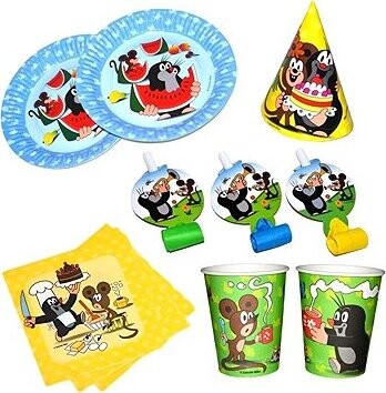 GODAN Detská narodeninová sada Krtko, 2 osoby