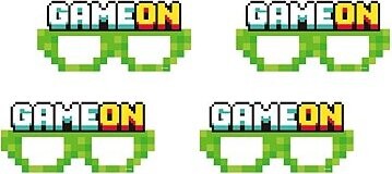 Párty papierové okuliare minecraft, 6 ks – 4 bal