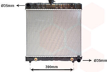 VAN WEZEL chladič, chladenie motora 30002043