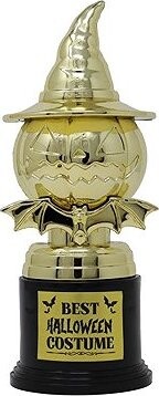 Dekorace soška, ocenění - dýně - halloween - 22 cm