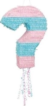 Piňata Gender reveal Girl or Boy – Chlapec alebo dievča – 52 × 38 × 10 cm – ťahacia