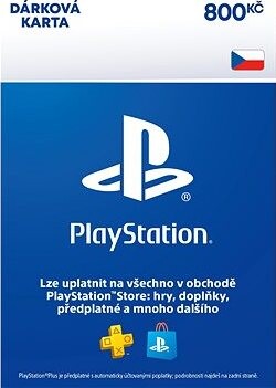 PlayStation Store - Kredit 800 Kč - CZ Digital