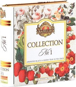 Basilur Book Assort 32 No.1 16 × 1,5 g, 16 × 2 g plech