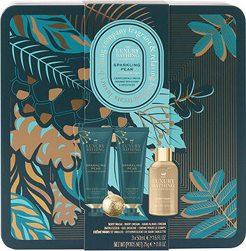 GRACE COLE Hruška & Kvet nektárinky sada v plechovej dóze 150 ml