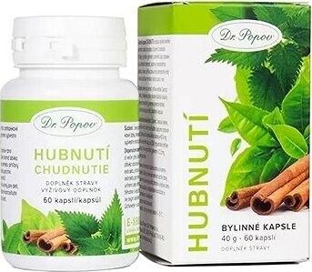 Dr. Popov Chudnutie bylinné kapsuly 60 ks