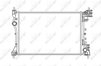 NRF Chladič, chladenie motora 53834