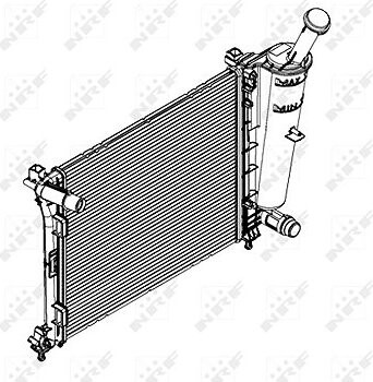 NRF Chladič, chladenie motora 58429