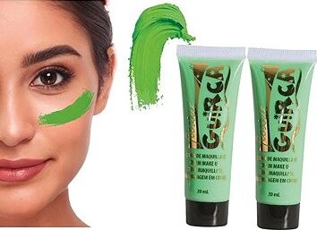 Guirca Zelený Make-Up V Tube – Halloween – 40 ml