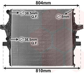 VAN WEZEL chladič, chladenie motora 28002125