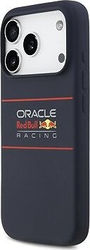 Red Bull Silicone Horizontal Logo MagSafe Zadný Kryt na iPhone 17 Pro Max Navy