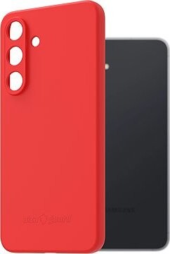 AlzaGuard Matte TPU Case pre Samsung Galaxy S25 FE červený