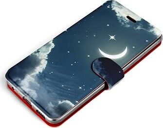 Mobiwear Flip puzdro na Xiaomi 11 Lite 5G NE – V145P Nočná obloha s mesiacom