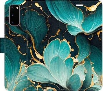 iSaprio flip puzdro Blue Flowers 02 na Samsung Galaxy S20