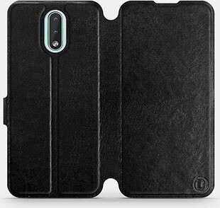 Flipové puzdro na mobil Nokia 2.3 vo vyhotovení Black & Gray so sivým vnútrom