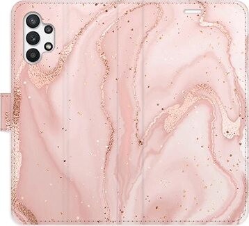 iSaprio flip puzdro RoseGold Marble pre Samsung Galaxy A32