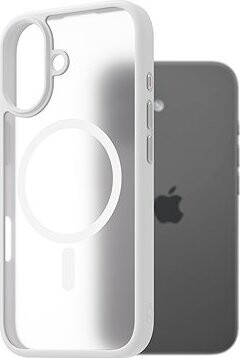 AlzaGuard Matte Case Compatible with Magsafe pre iPhone 17 biely