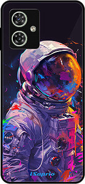 iSaprio Lesklý kryt Neon Astronaut Motorola Moto G54 5G/G54 5G Power Edition