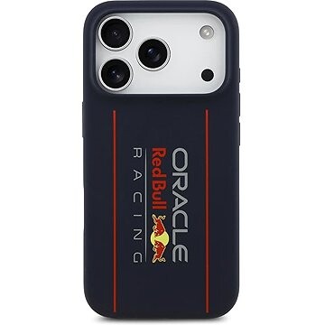 Red Bull Silicone Vertical Logo MagSafe Zadný Kryt na iPhone 17 Pro Max Navy