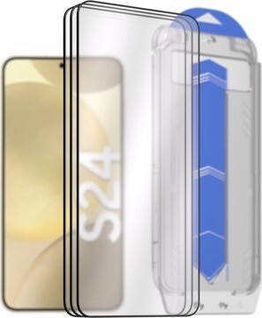 AlzaGuard 2.5D Glass EasyFit DustFree na Samsung Galaxy S24