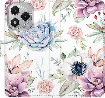 iSaprio Flip puzdro Succulents Pattern pre Honor 400 Lite