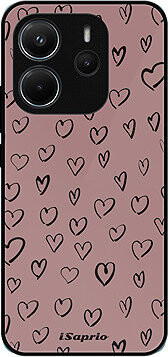 iSaprio Lesklý kryt Heart Dark Xiaomi Redmi Note 14