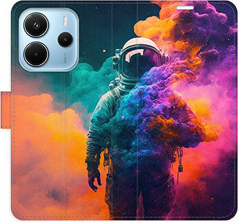 iSaprio Flip puzdro Astronaut in Colours 02 pre Xiaomi Redmi Note 14