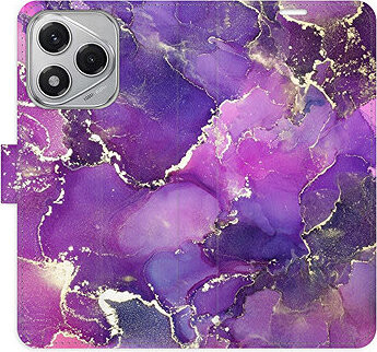 iSaprio Flip puzdro Purple Marble pre Honor 400 Lite