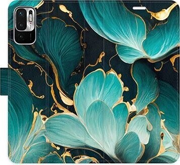iSaprio flip puzdro Blue Flowers 02 pre Xiaomi Redmi Note 10 5G